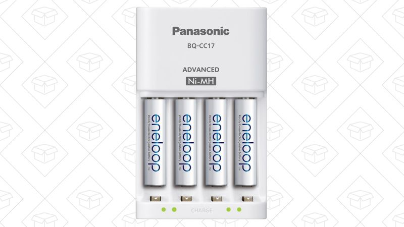 Pack de 4 pilas AAA Eneloop con cargador | $19 | AmazonGráfico: Shep McAllister